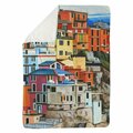 Begin Home Decor 60 x 80 in. View of Manarola In Italy-Sherpa Fleece Blanket 5545-6080-CI313